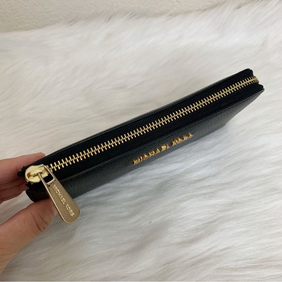 Michael Kors Black Leather Large Wallet - Picture 5 of 9